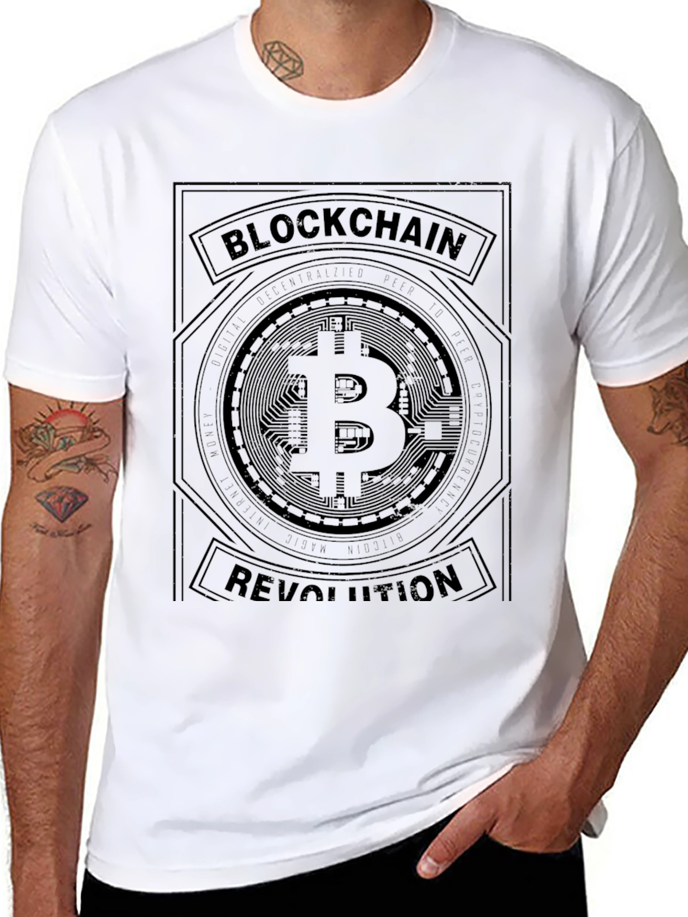 Blockchain Revolution Graphic T-Shirt