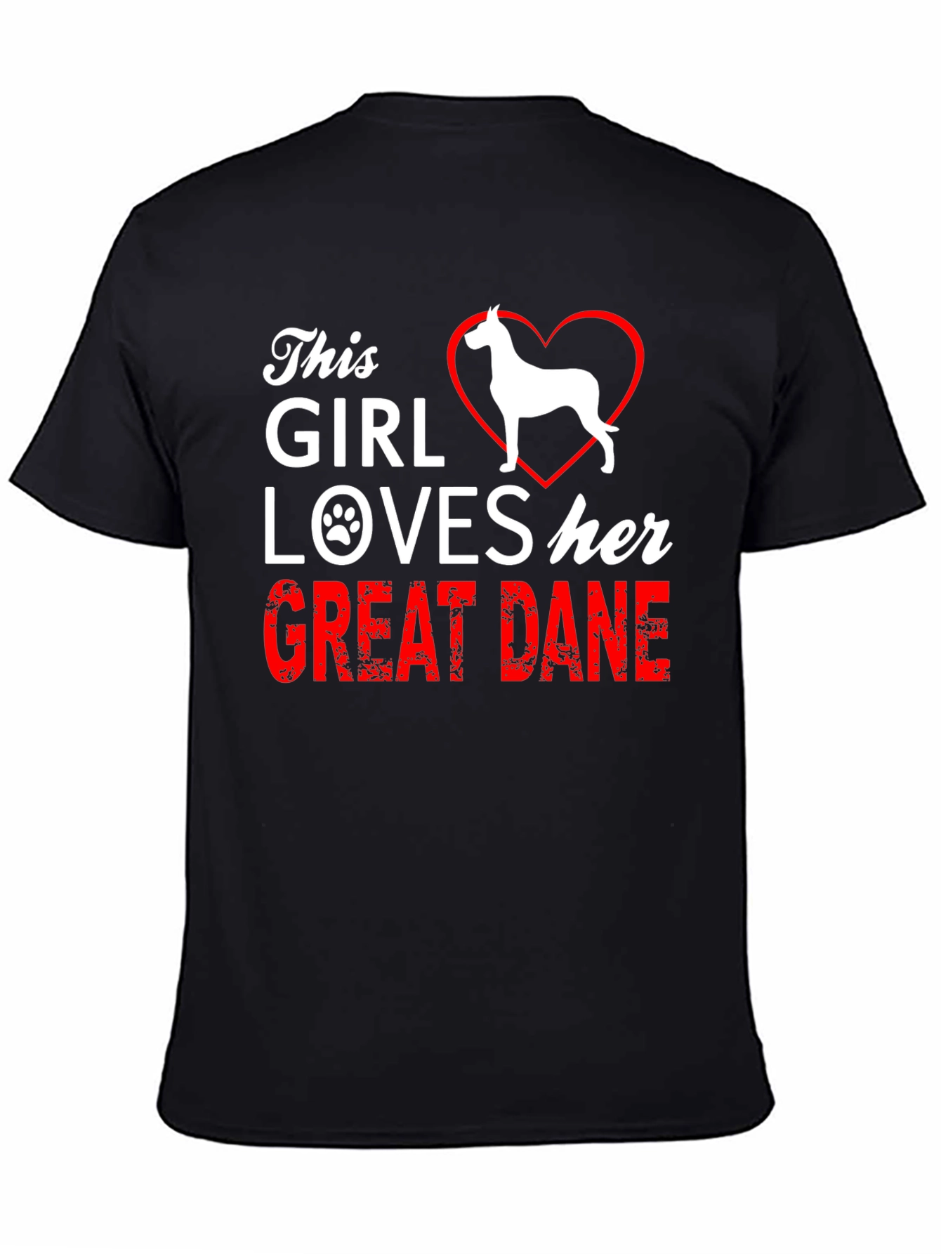 This Girl Loves Her Great Dane Dog T-Shirt