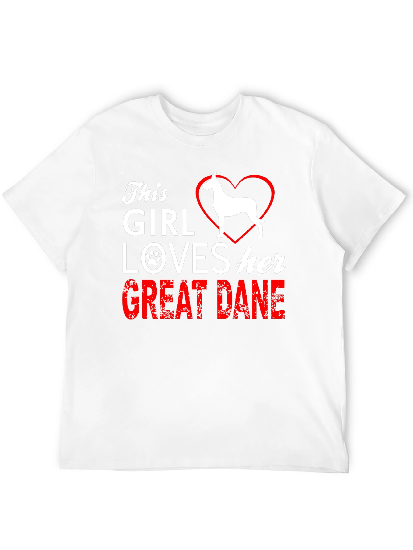 This Girl Loves Her Great Dane Dog T-Shirt