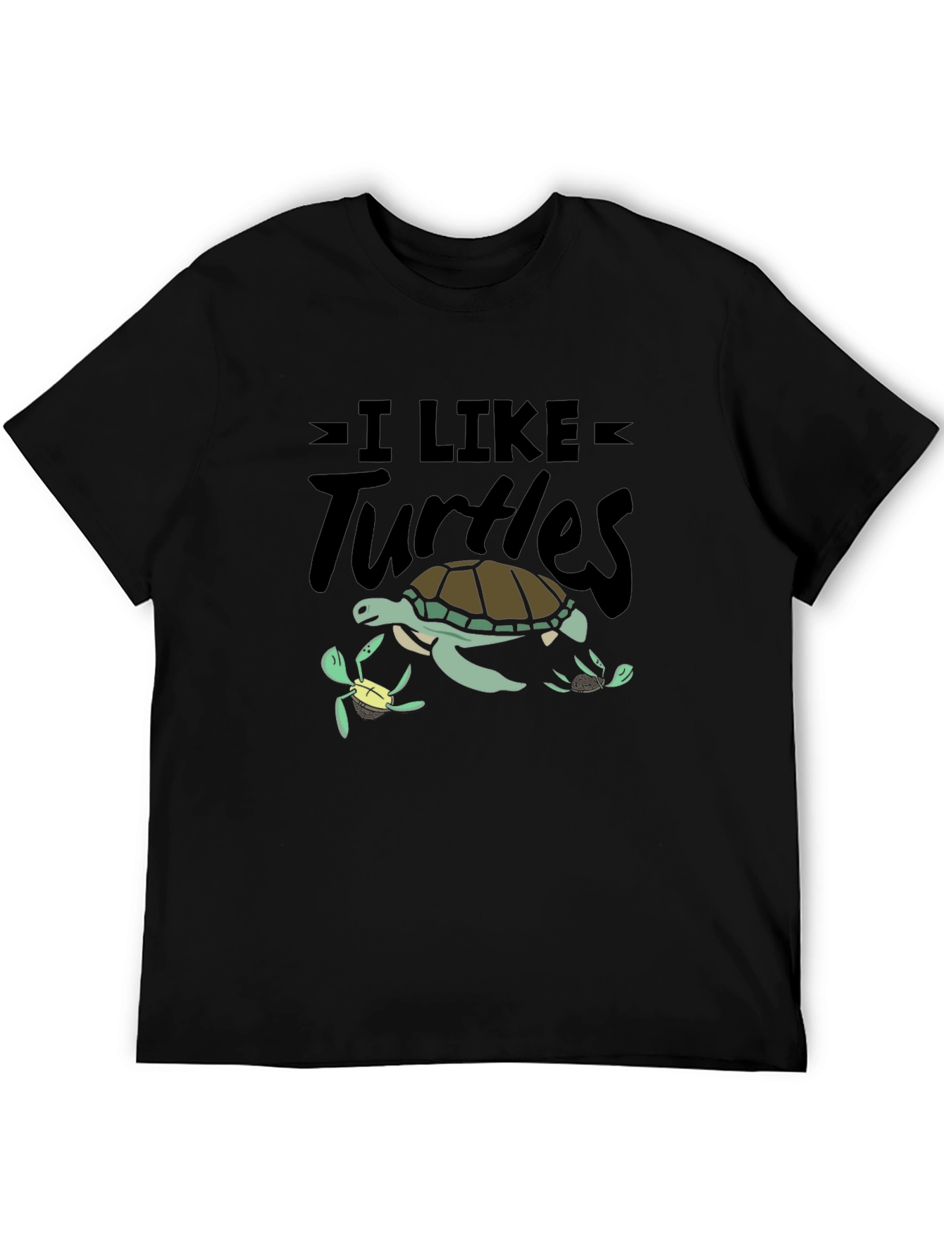 I Like Turtles Graphic T-Shirt