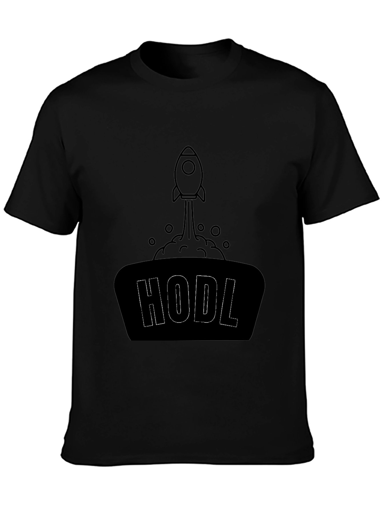 HODL Rocket T-Shirt - Crypto Investing Tee