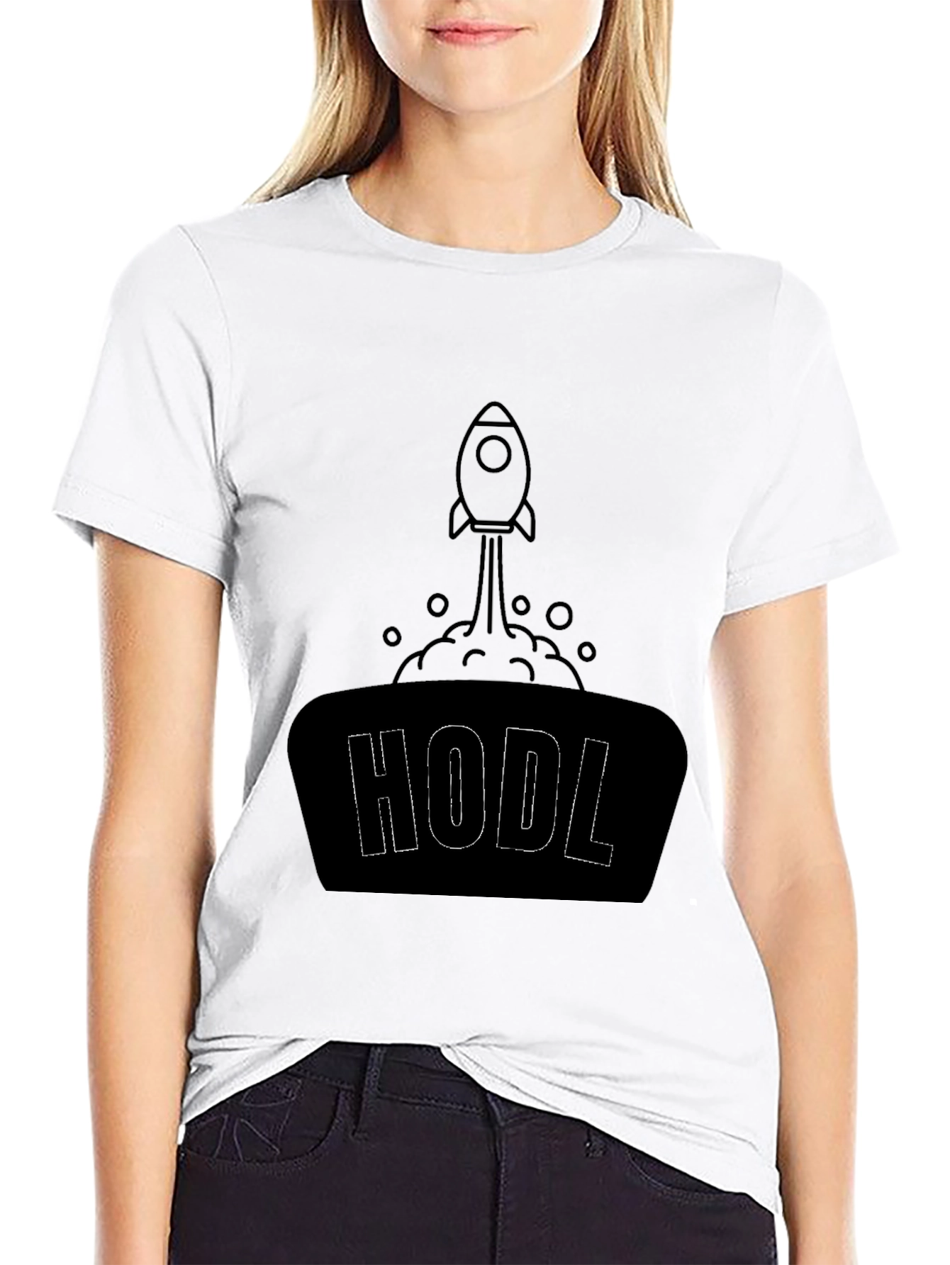 HODL Rocket T-Shirt - Crypto Investing Tee