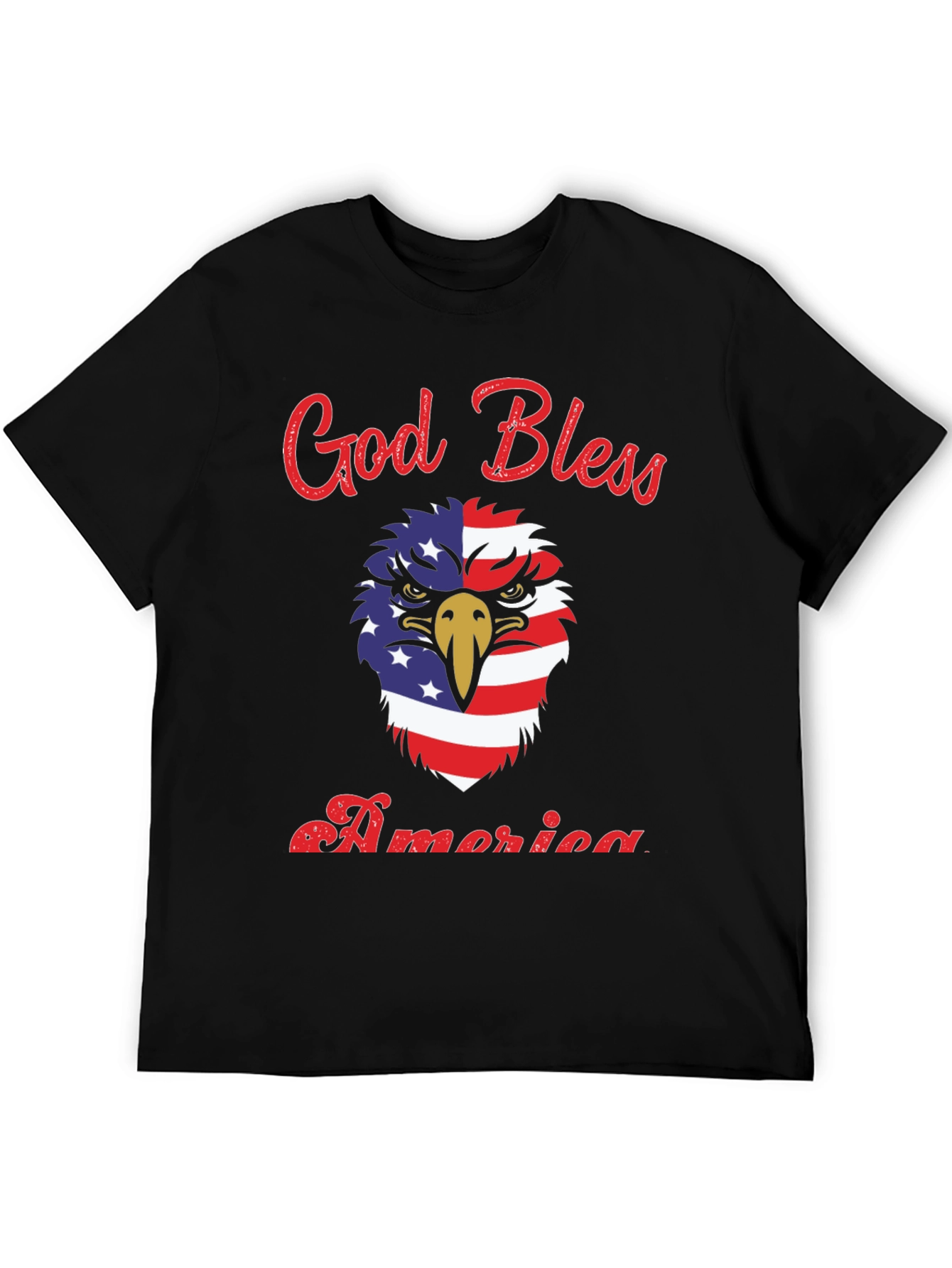 God Bless America Eagle Graphic Tee