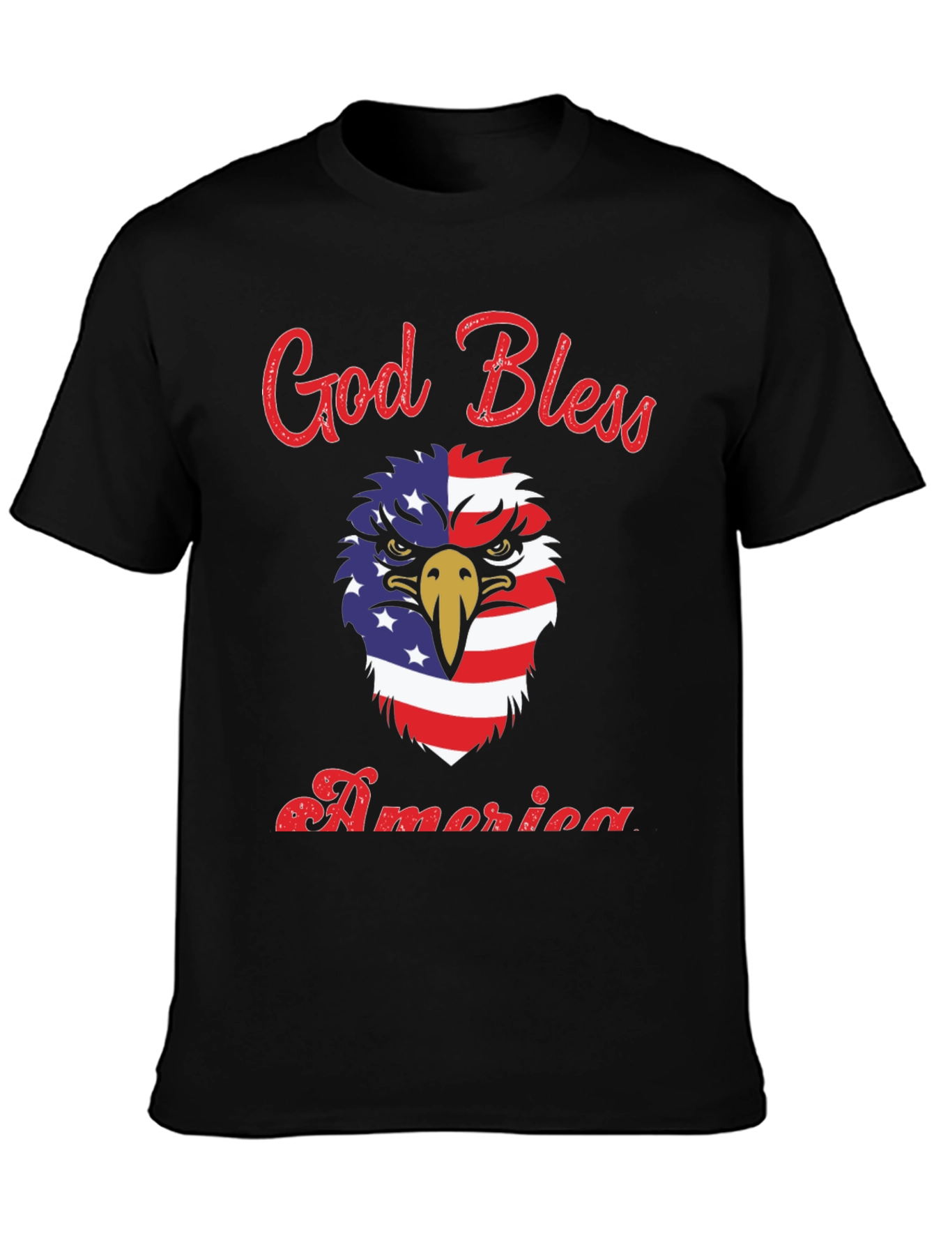God Bless America Eagle Graphic Tee