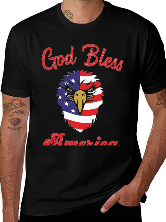 God Bless America Eagle Graphic Tee