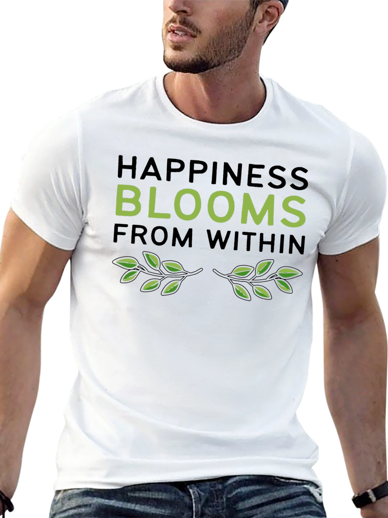 Happiness Blooms Within Graphic T-Shirt