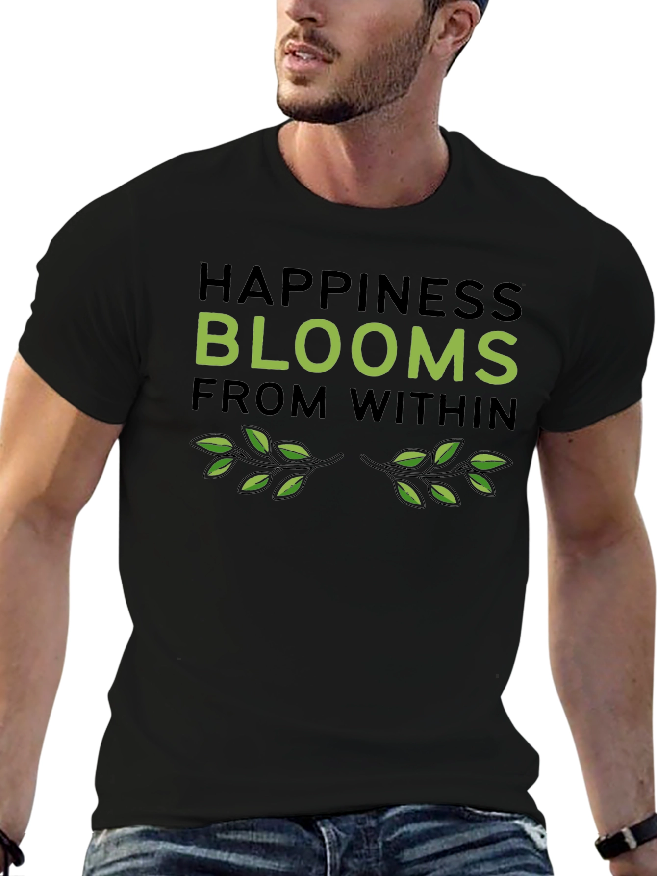 Happiness Blooms Within Graphic T-Shirt