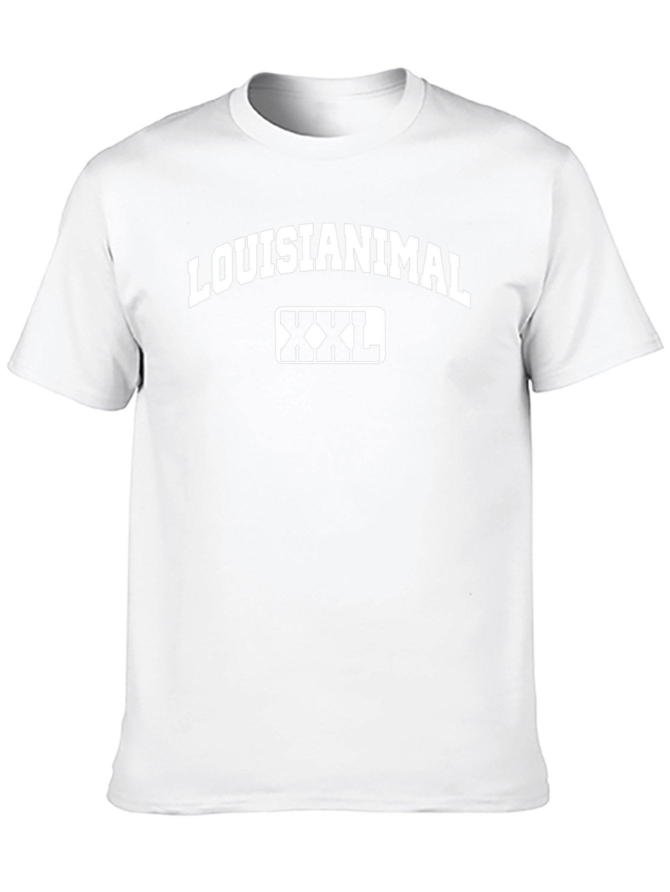 Louisianimal XXL Graphic Print Black T-Shirt