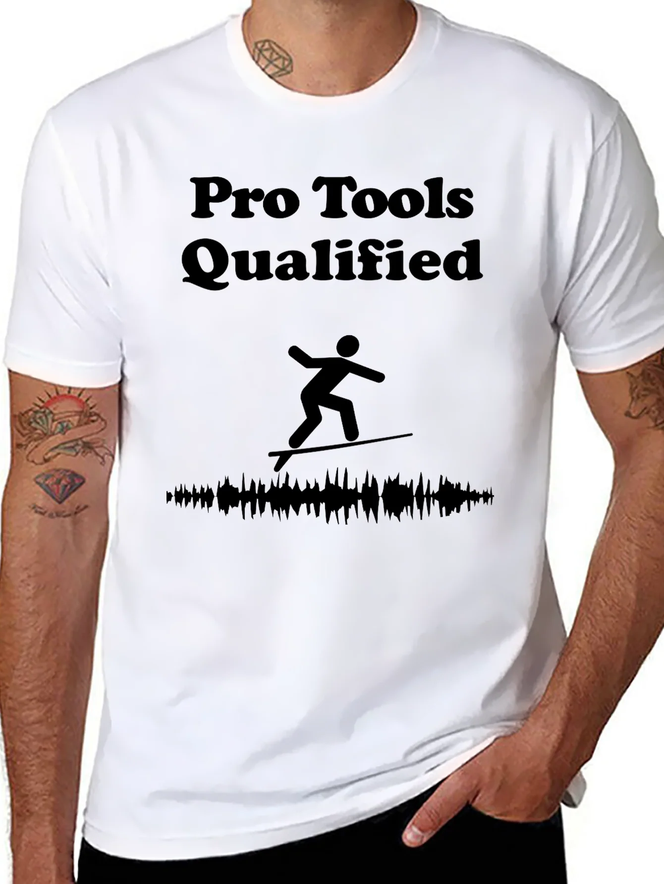 Pro Tools Qualified Surfing Graphic T-Shirt