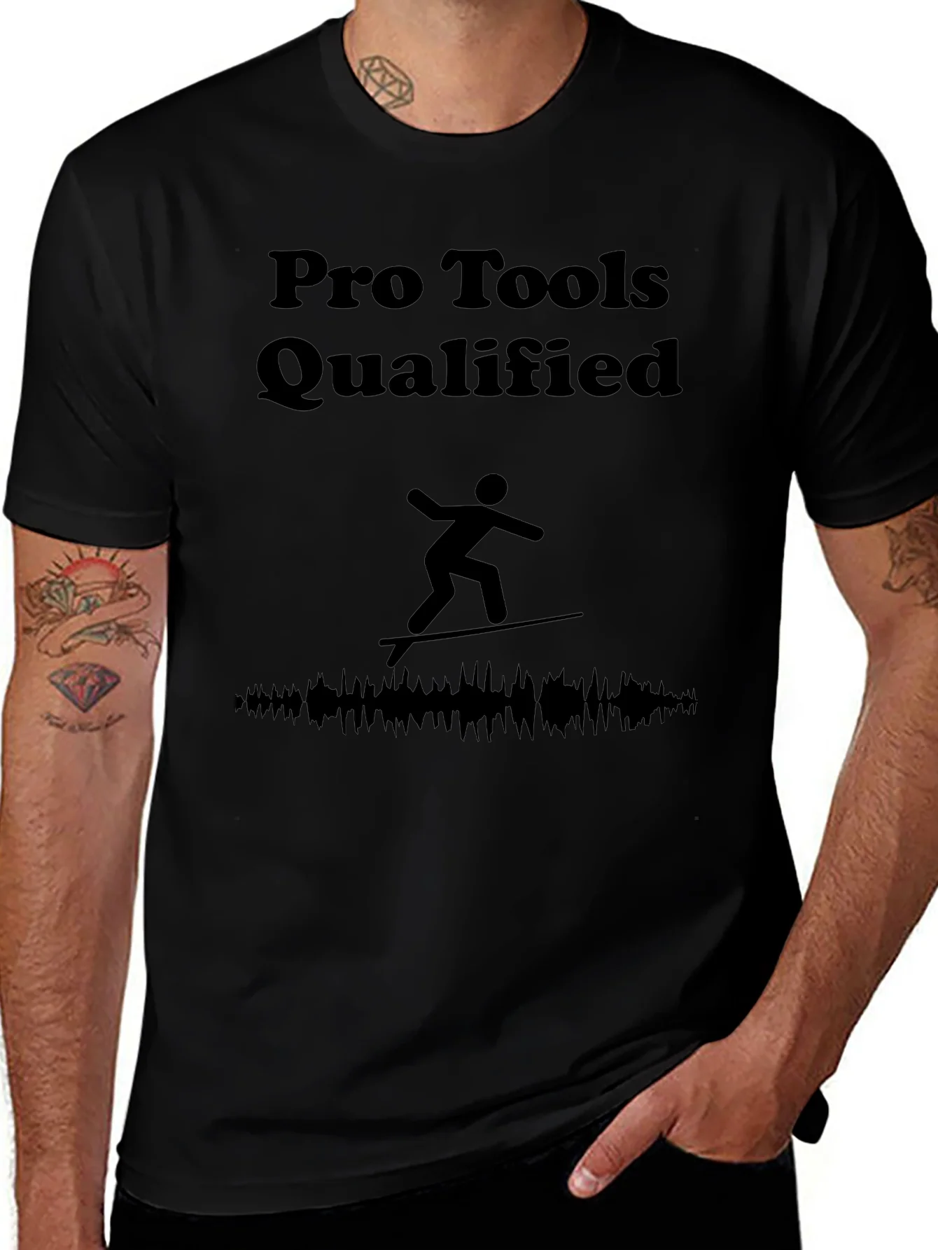 Pro Tools Qualified Surfing Graphic T-Shirt