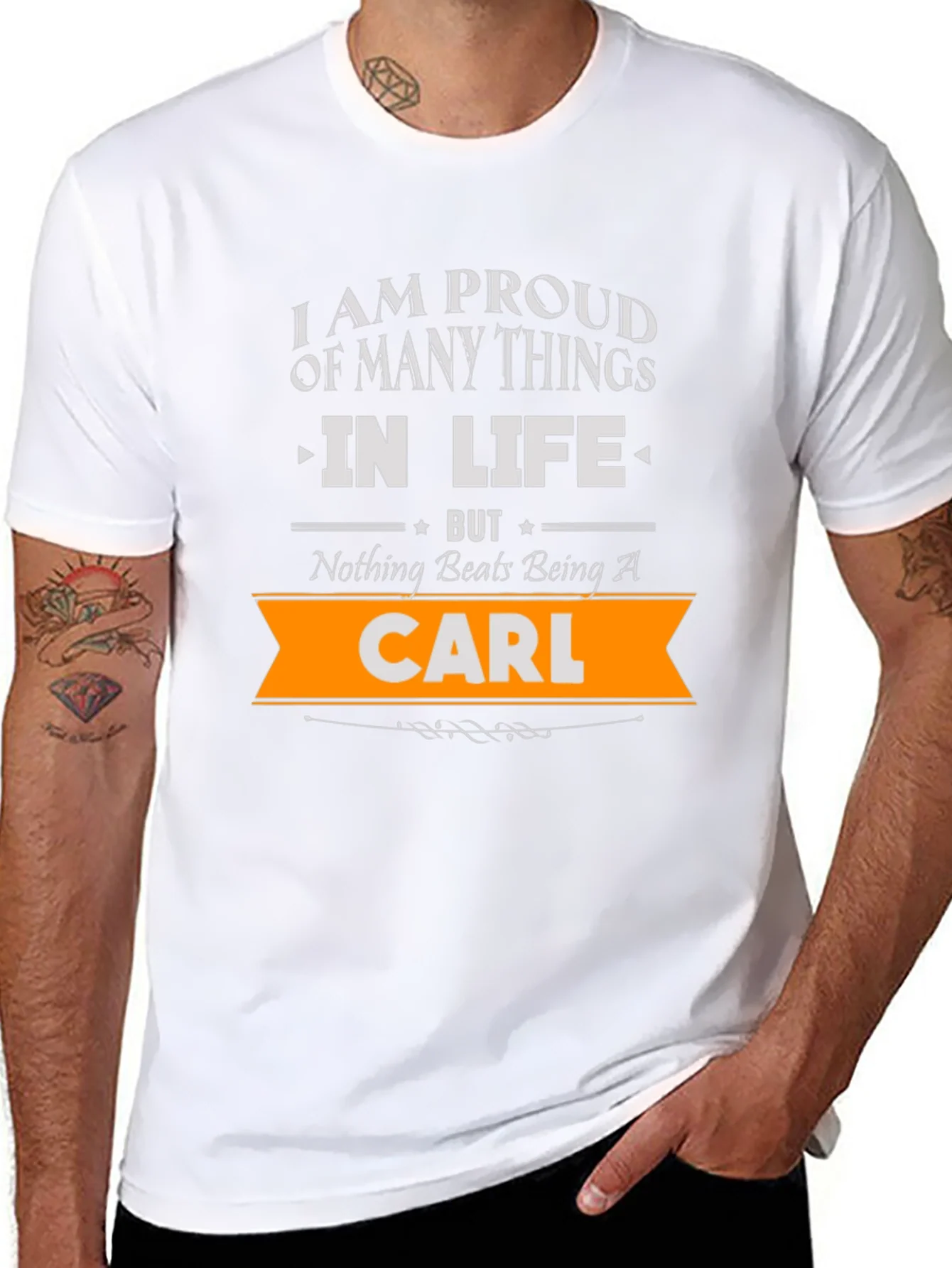 Proud to Be Carl - Novelty Graphic T-Shirt