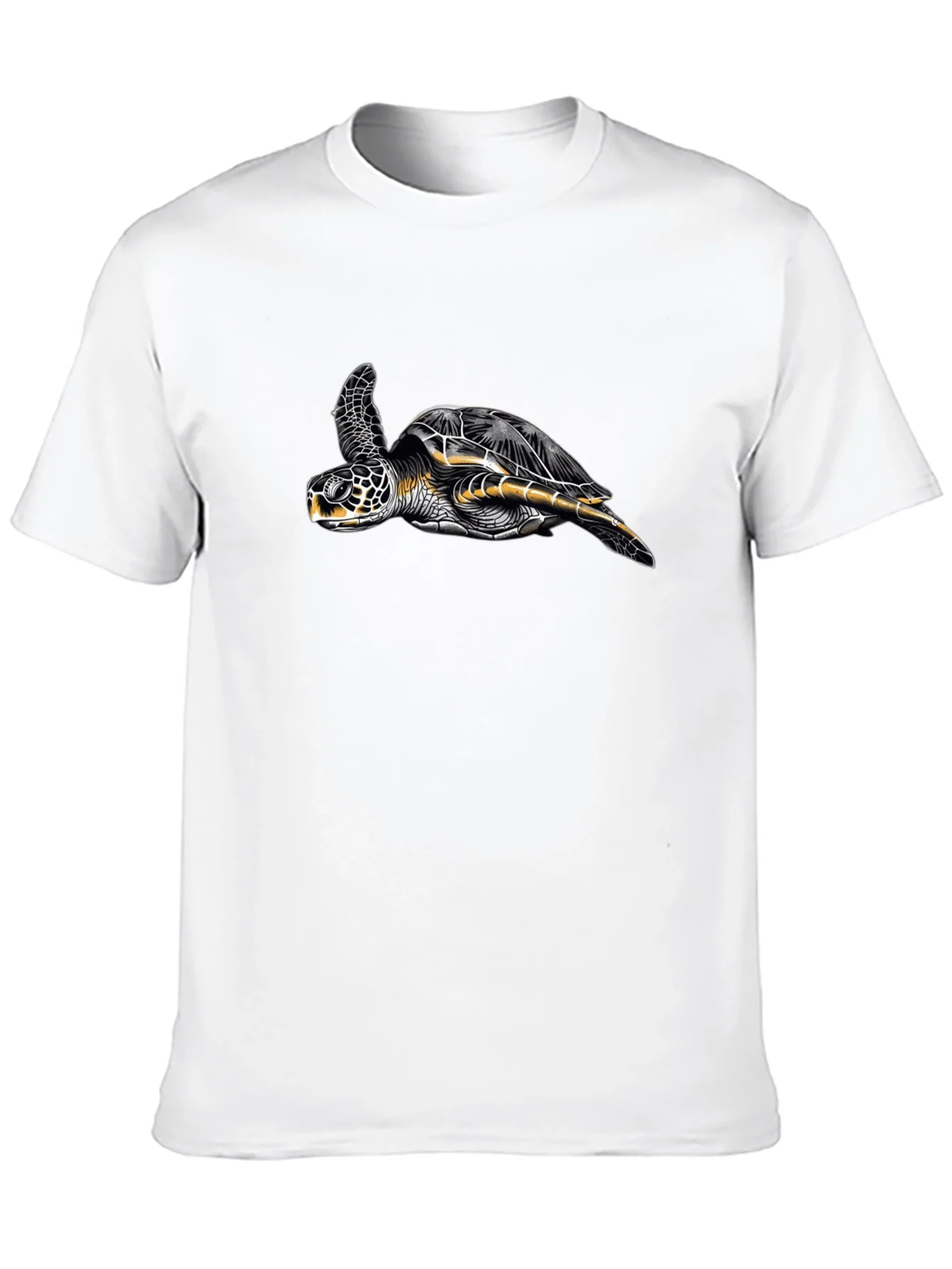 Turtle Graphic Black T-Shirt