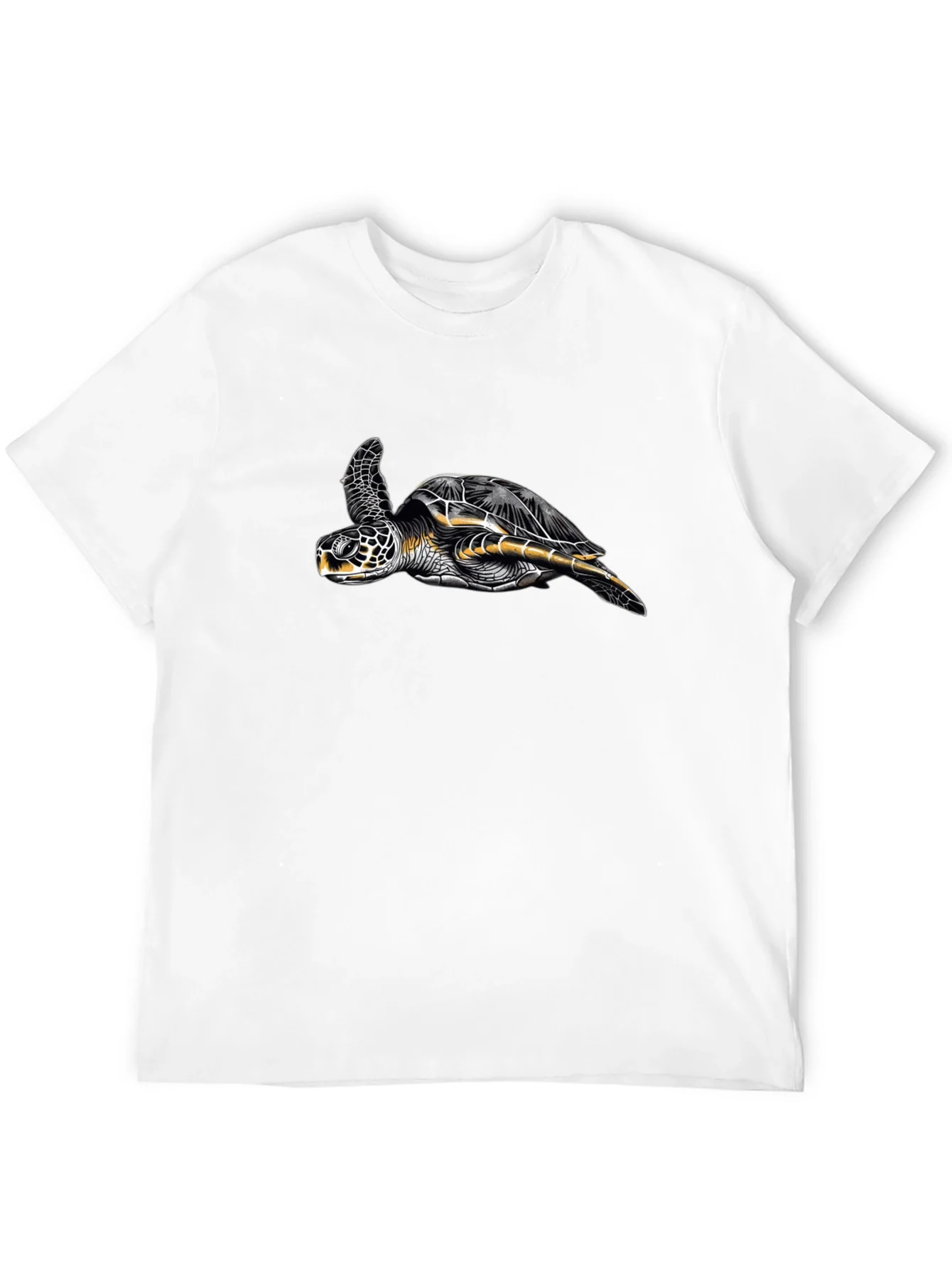 Turtle Graphic Black T-Shirt