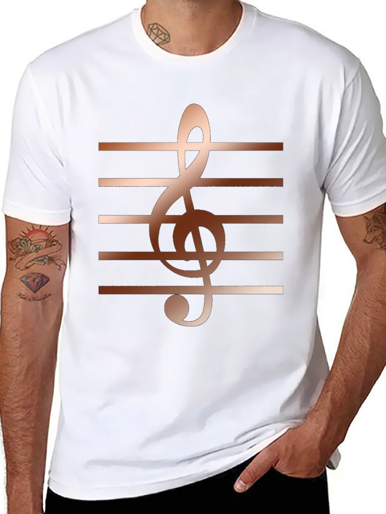 Musical Treble Clef T-Shirt