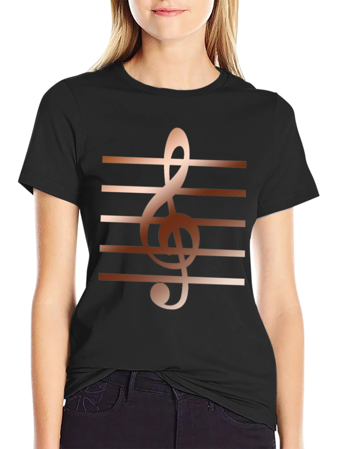 Musical Treble Clef T-Shirt