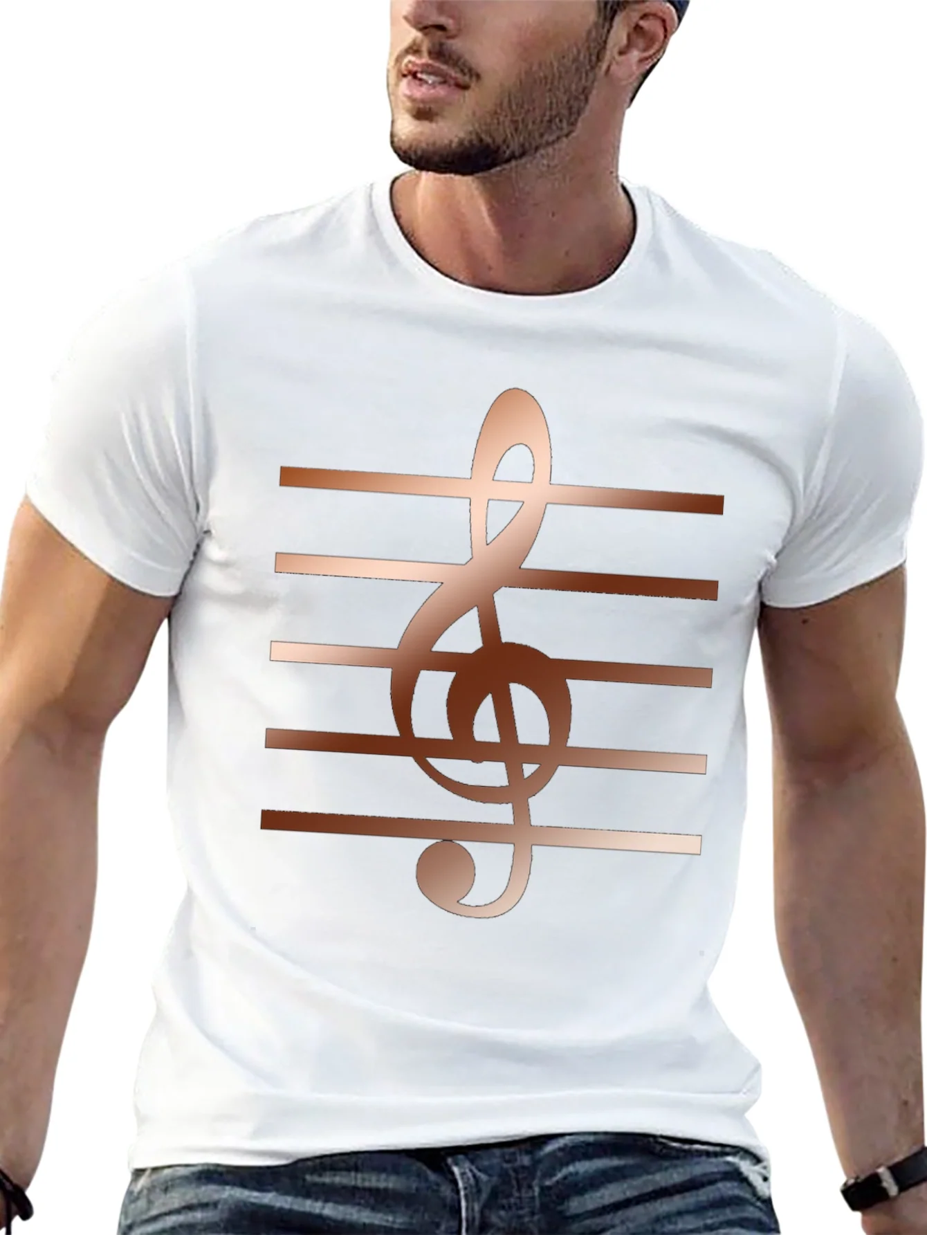 Musical Treble Clef T-Shirt