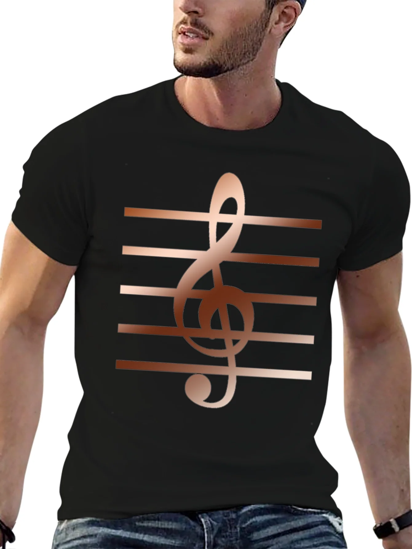 Musical Treble Clef T-Shirt