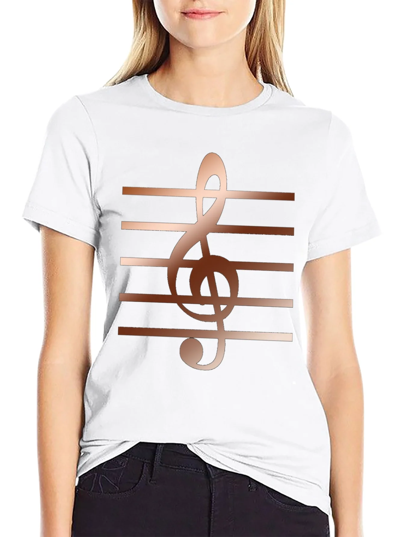 Musical Treble Clef T-Shirt