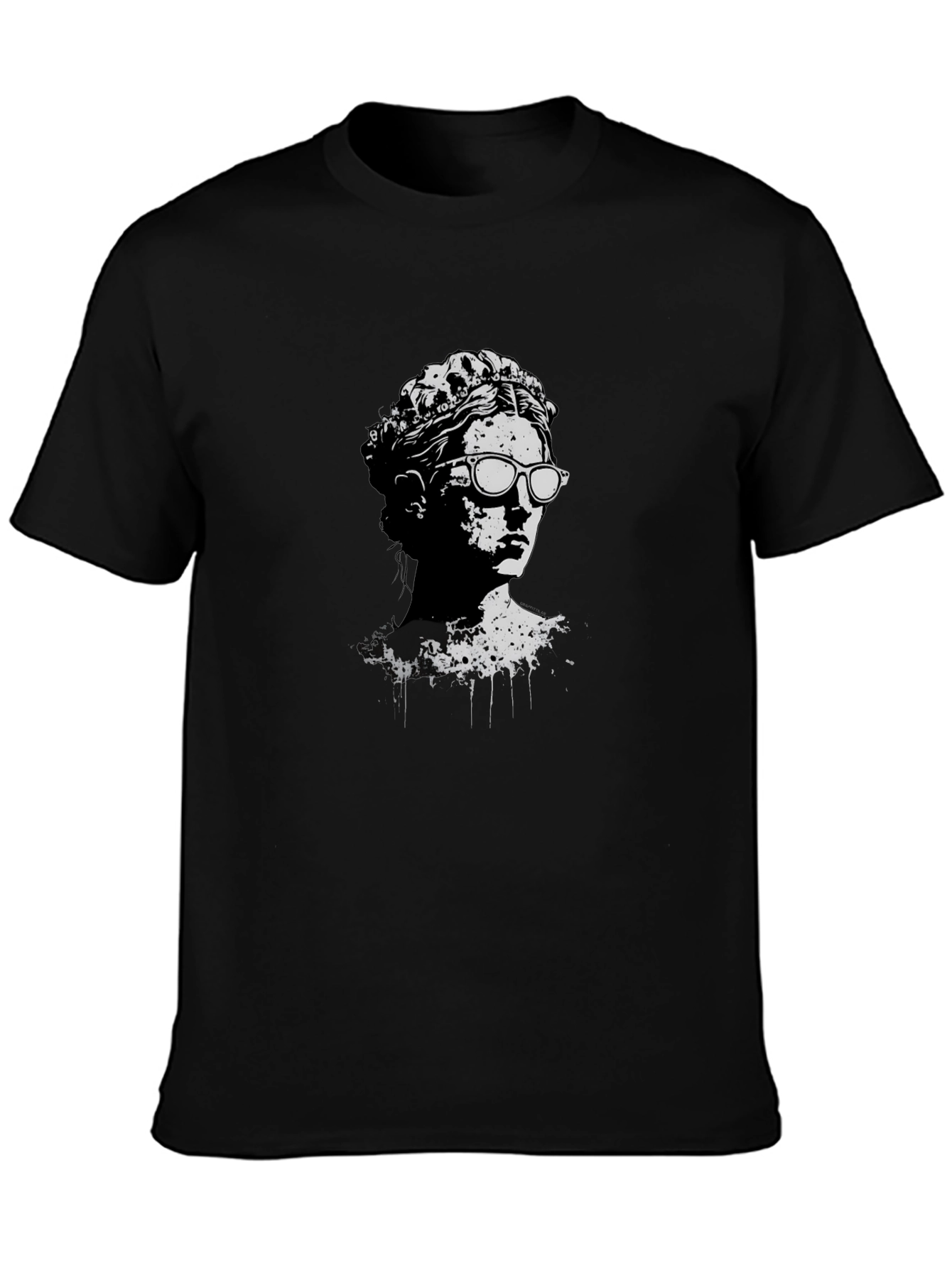Statue Graphic Tee - Cool Modern Art Shirt