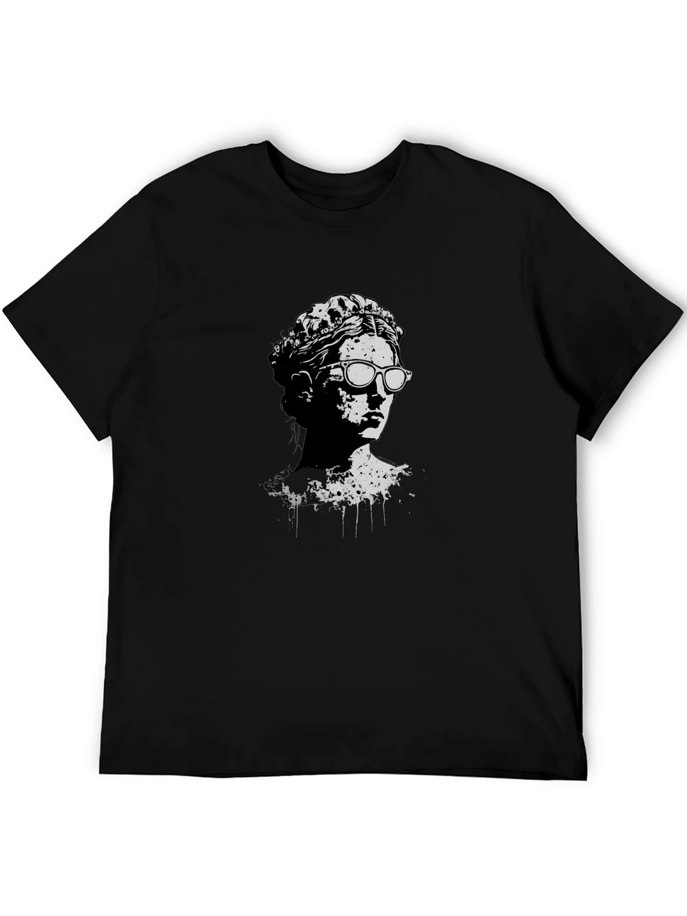 Statue Graphic Tee - Cool Modern Art Shirt