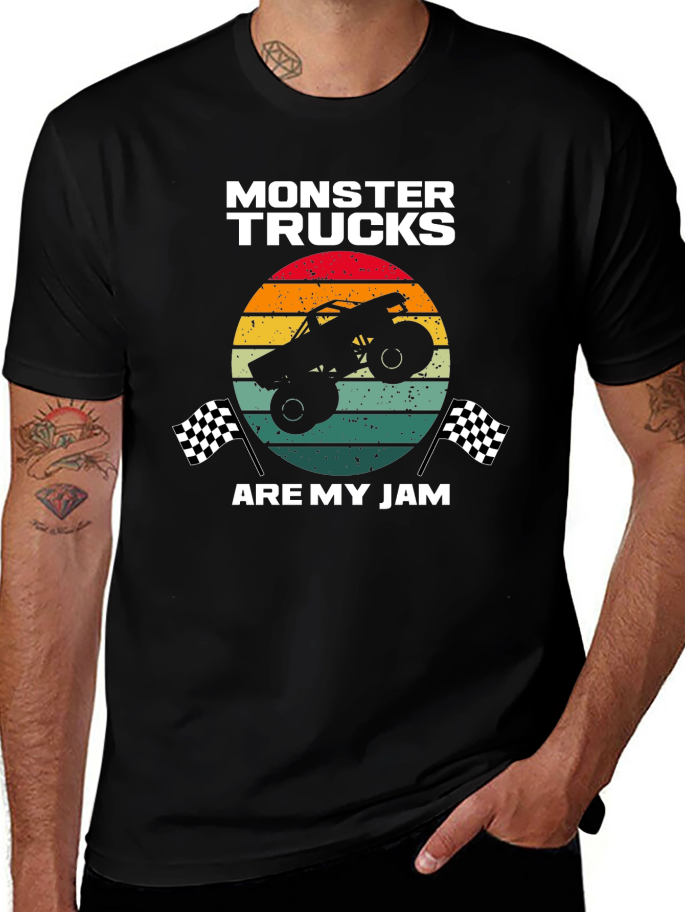 Monster Truck Are My Jam Graphic Tee