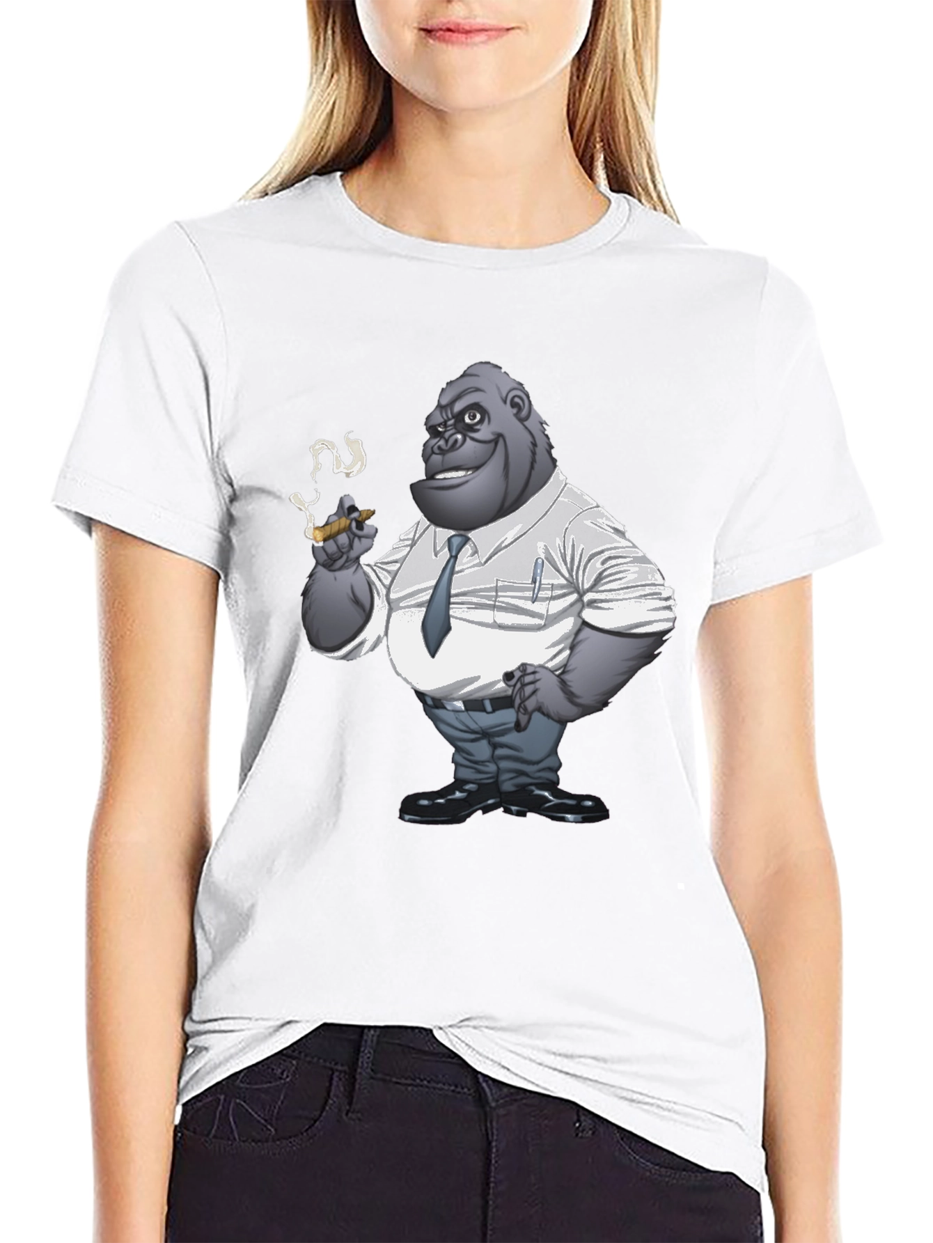 Gorilla Boss T-Shirt - Funny Animal Tee