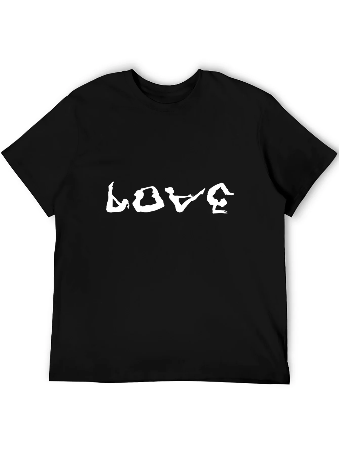 Yoga LOVE Graphic Tee - Black