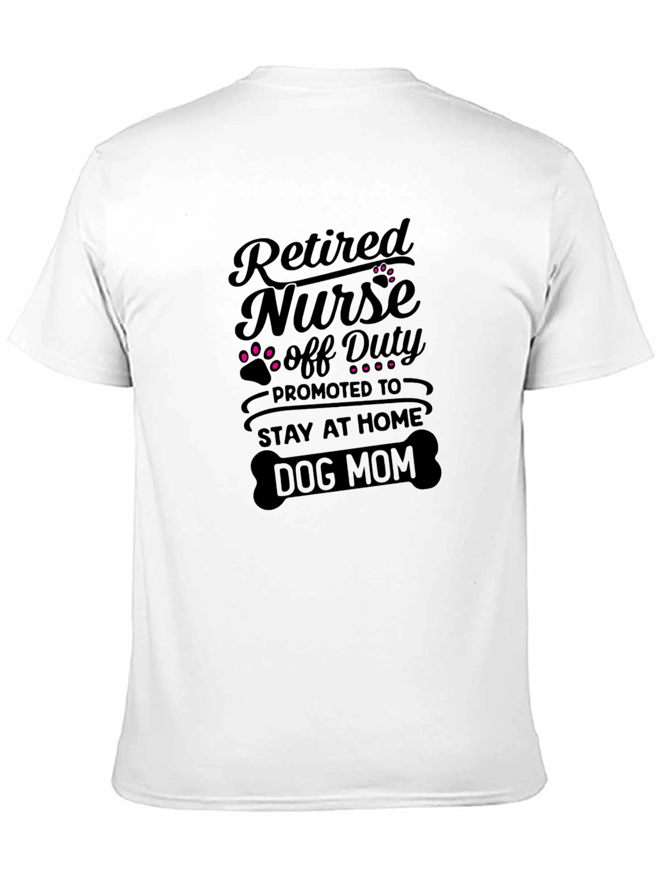 Retired Nurse Dog Mom T-Shirt