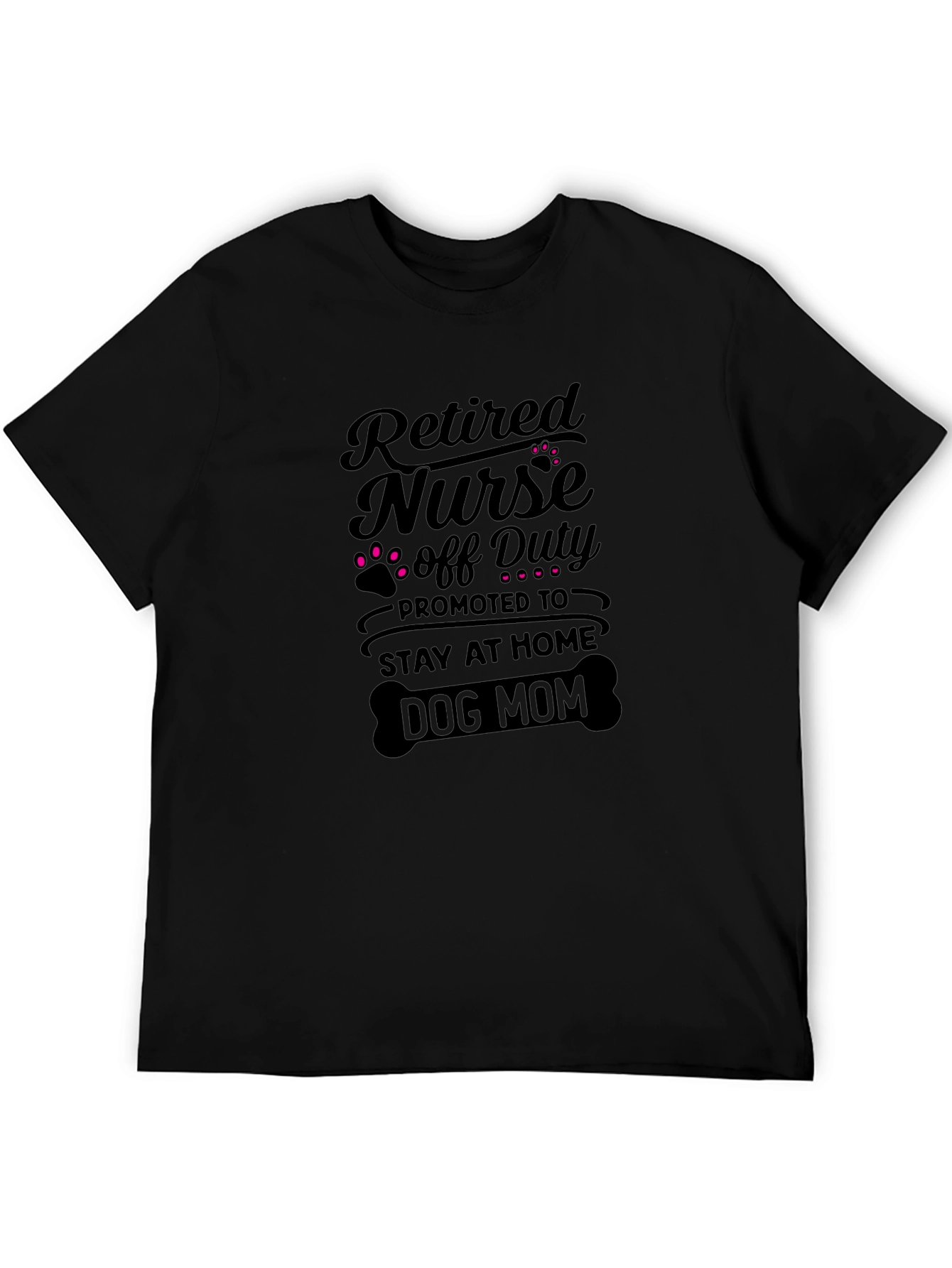 Retired Nurse Dog Mom T-Shirt