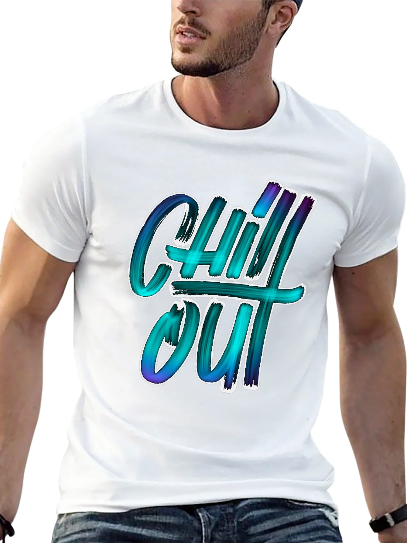 Chill Out Graphic Tee - Casual Comfort