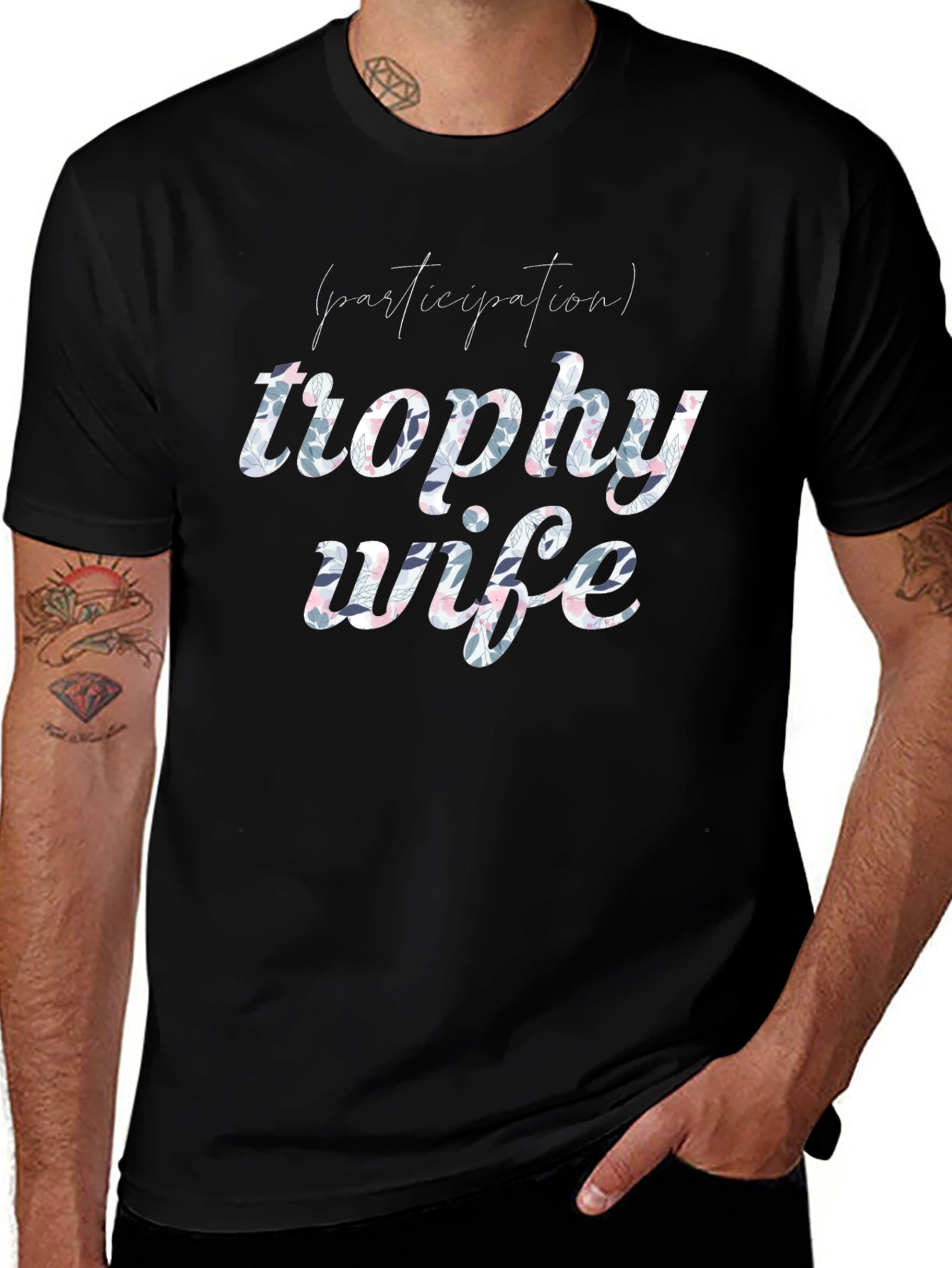 Funny Trophy Wife Graphic Tee