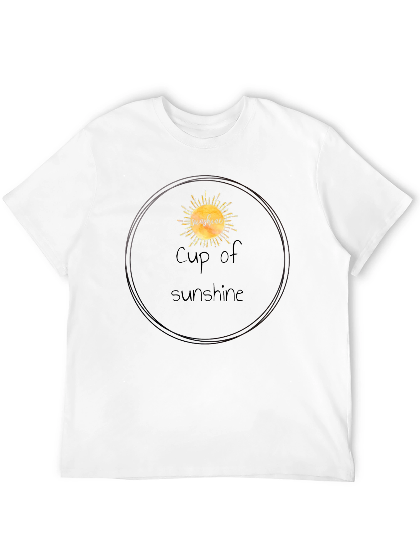 Cup of Sunshine Graphic Tee - Black