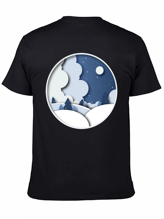 Winter Wonderland Graphic Tee - Black
