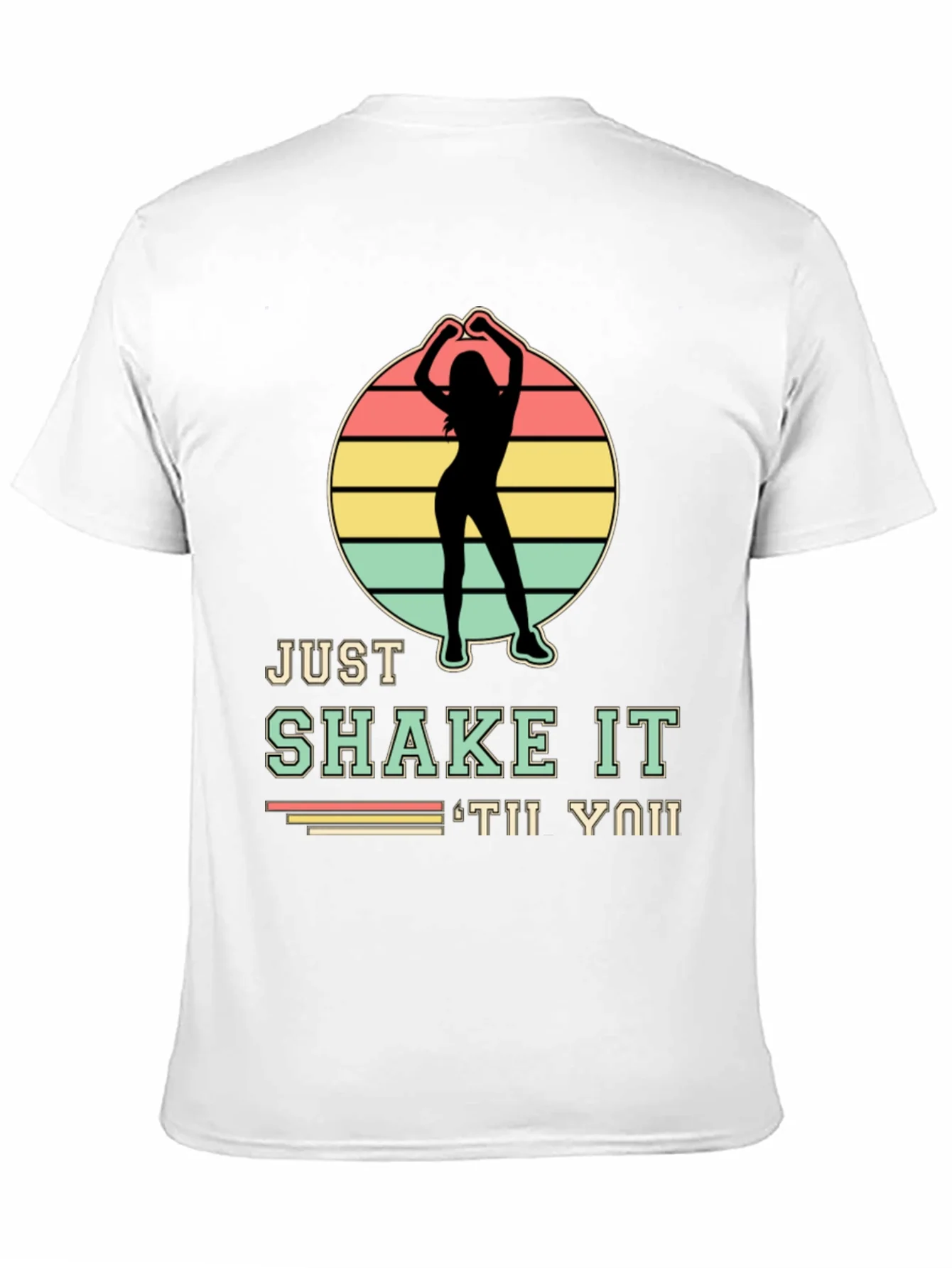 Just Shake It Dance T-Shirt - Retro Silhouette Tee