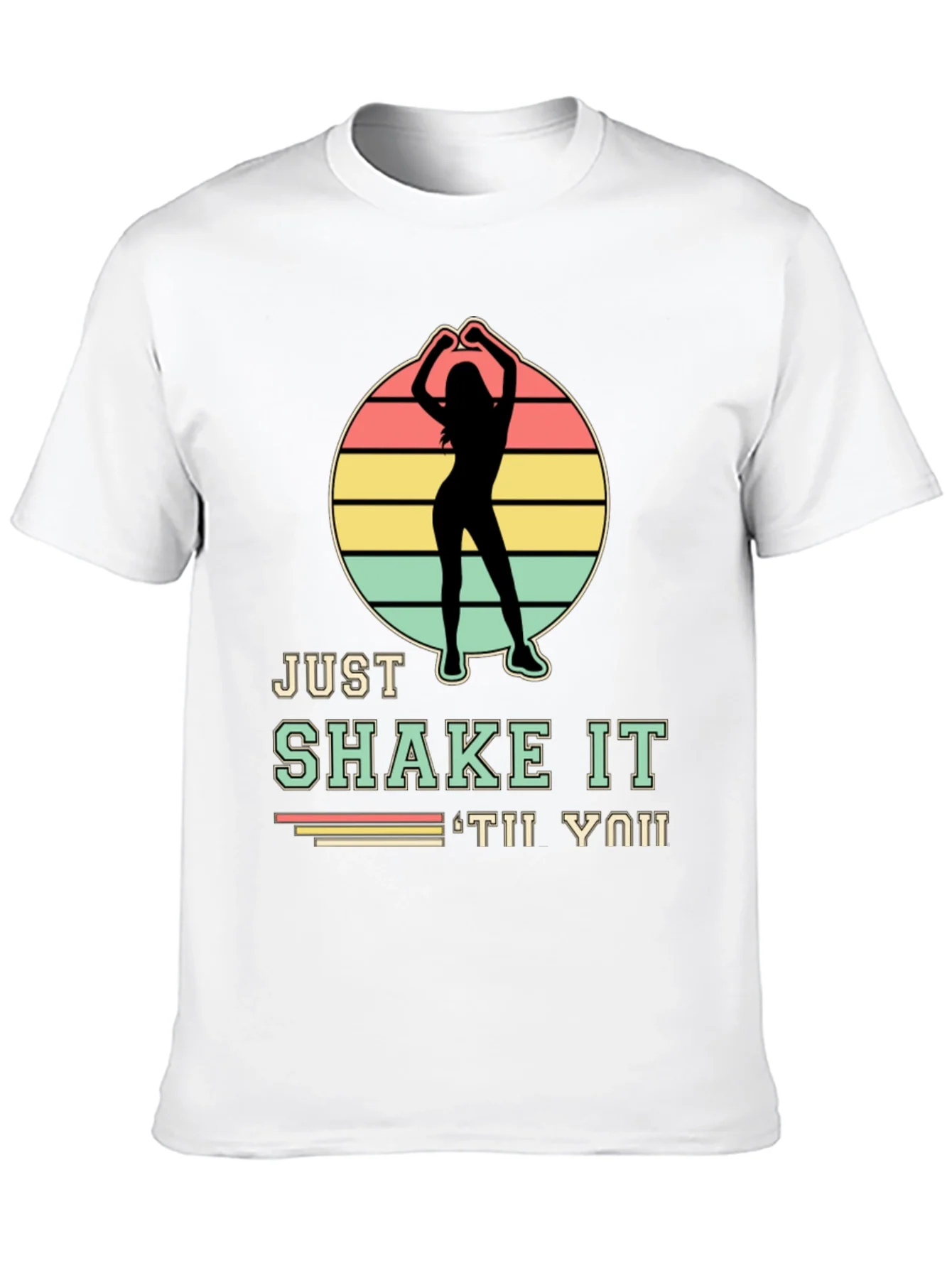Just Shake It Dance T-Shirt - Retro Silhouette Tee