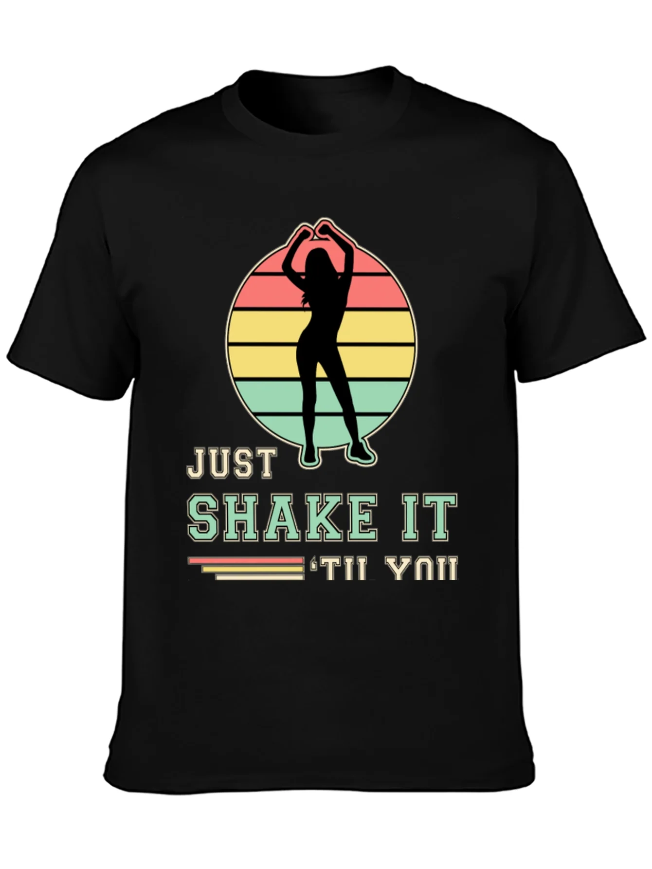 Just Shake It Dance T-Shirt - Retro Silhouette Tee