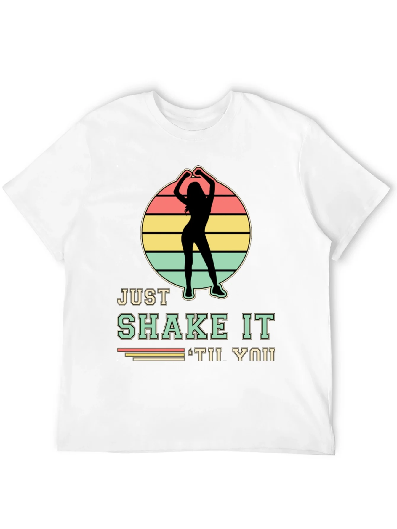 Just Shake It Dance T-Shirt - Retro Silhouette Tee