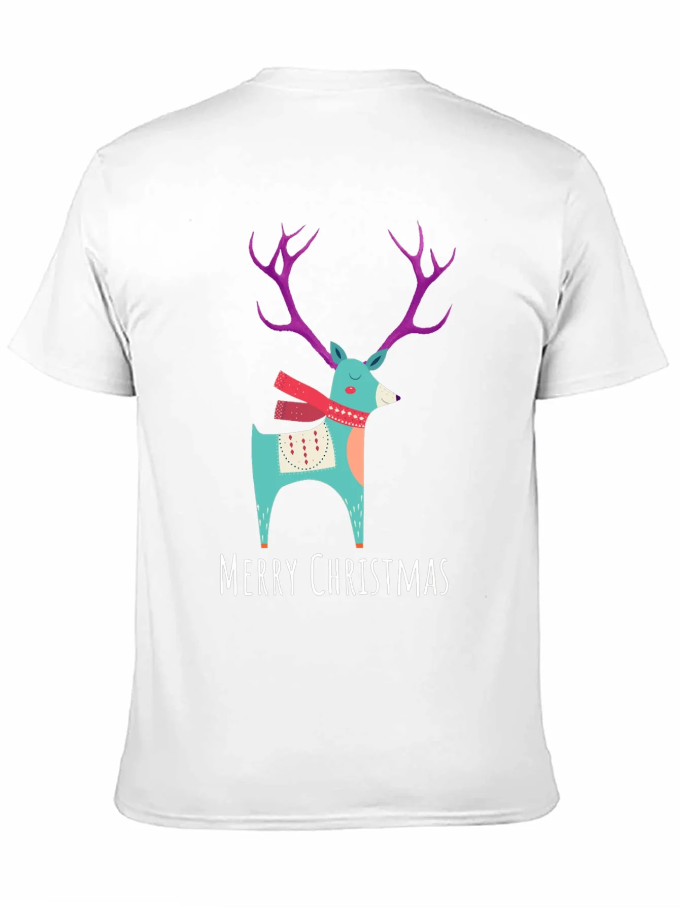 Merry Christmas Reindeer T-Shirt - Holiday Apparel