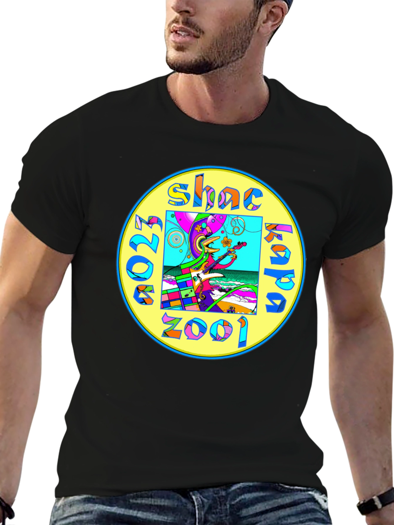 Abstract Graphic T-Shirt - Shacka Kappa 2001