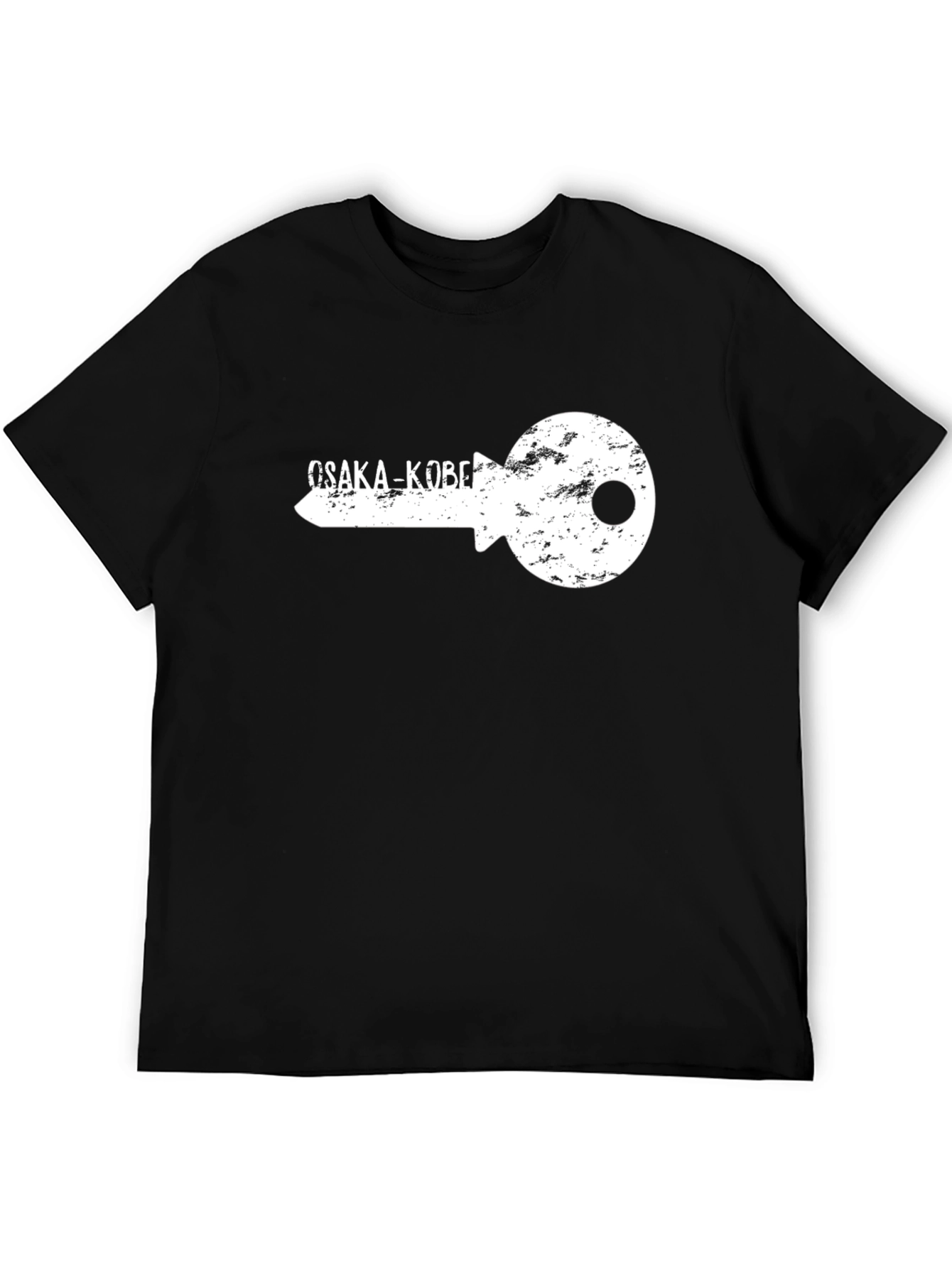 Osaka-Kobe Key Graphic T-Shirt - Retro Style