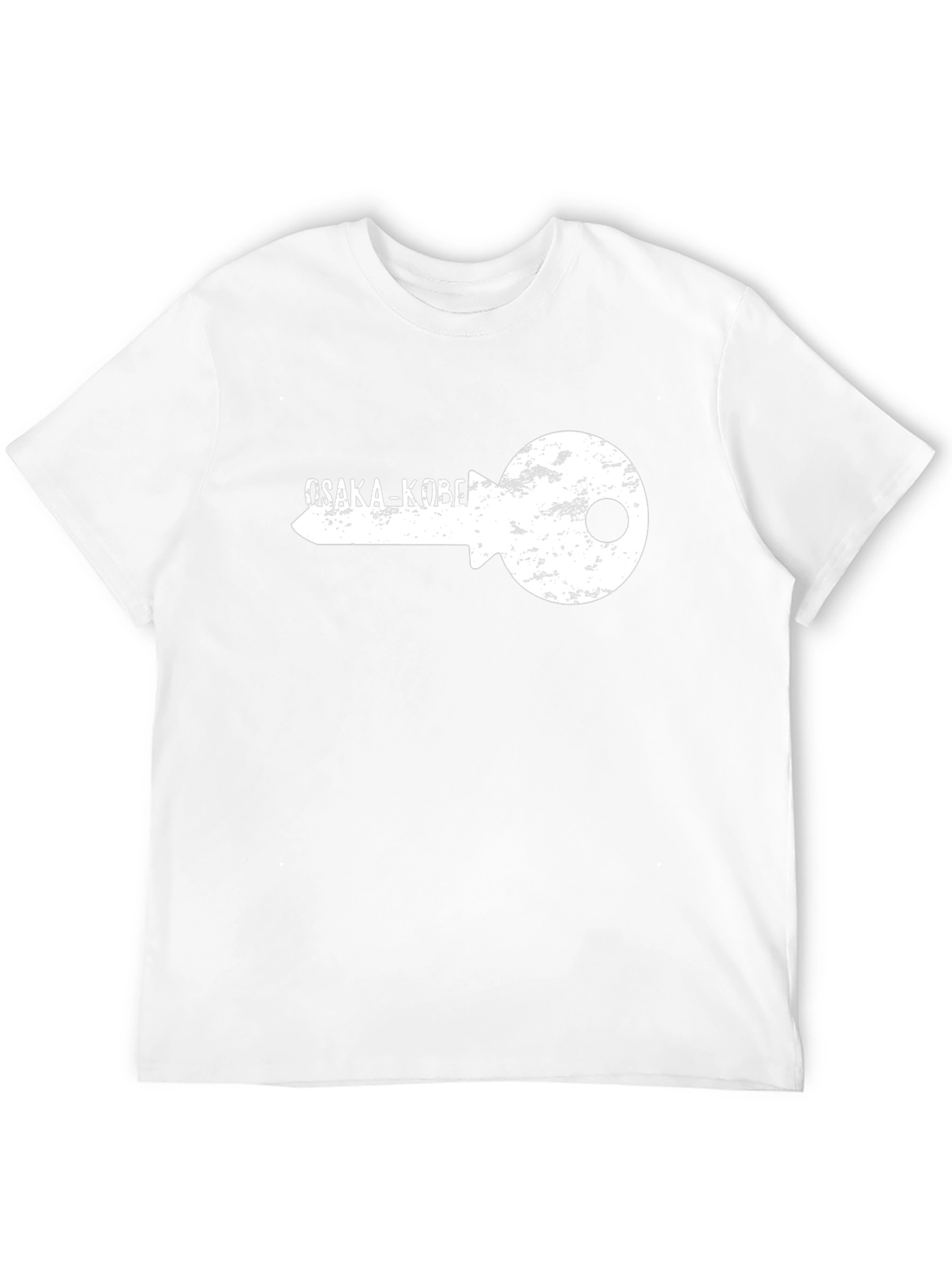 Osaka-Kobe Key Graphic T-Shirt - Retro Style