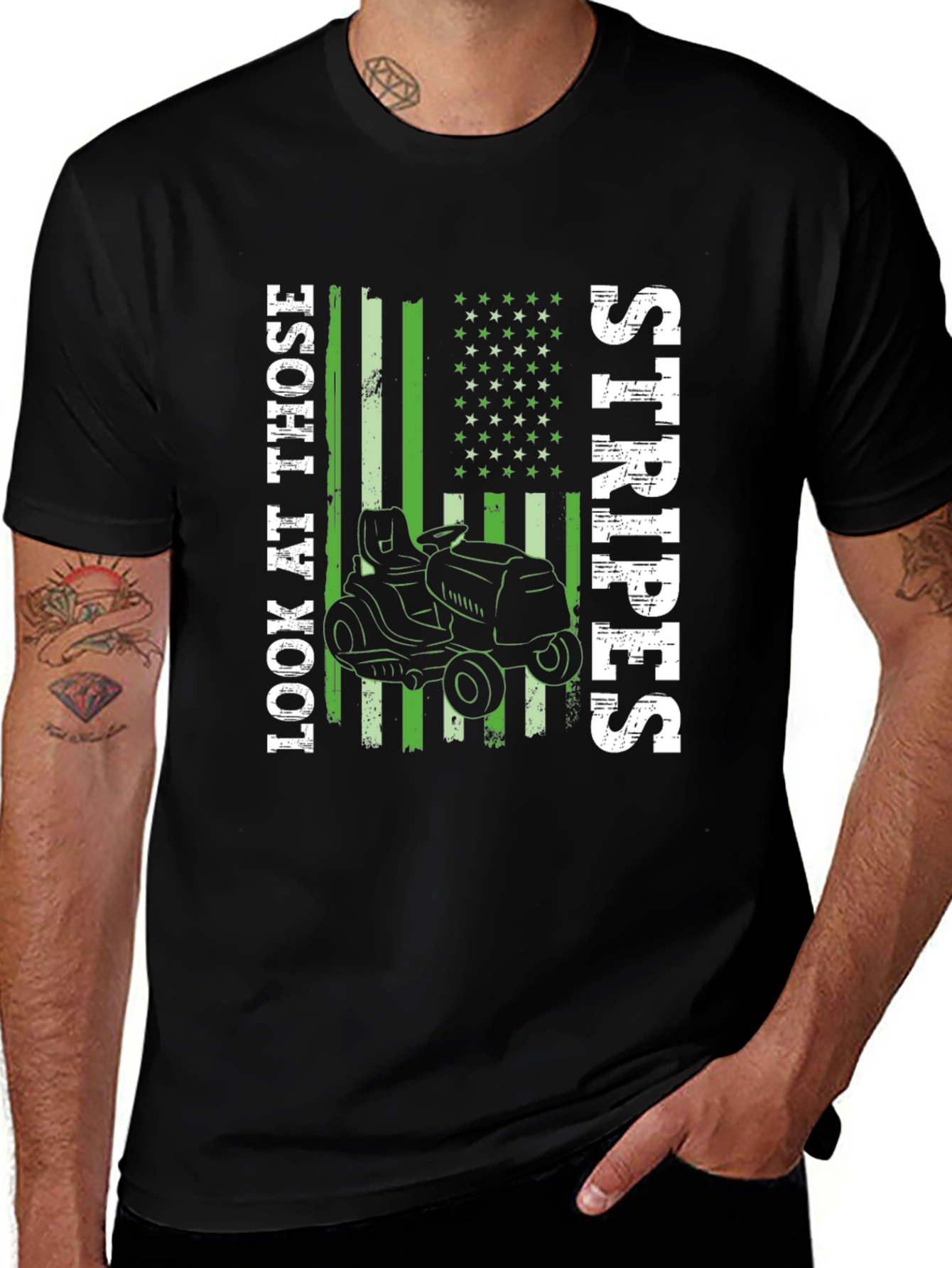 Lawn Mowing Stripes T-Shirt