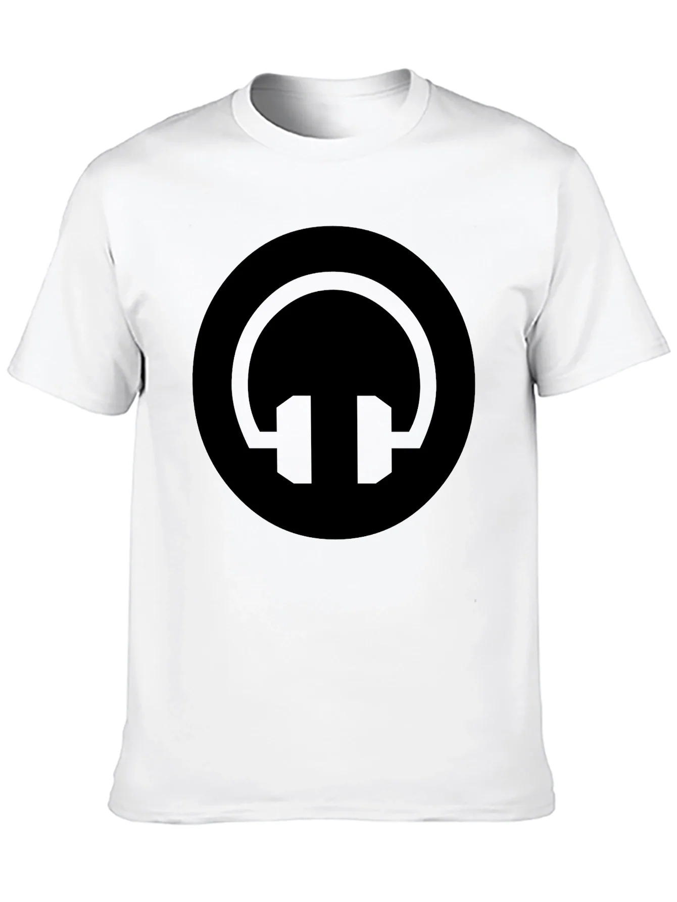 Black Headphone Graphic T-Shirt - Stylish Music Lover Tee