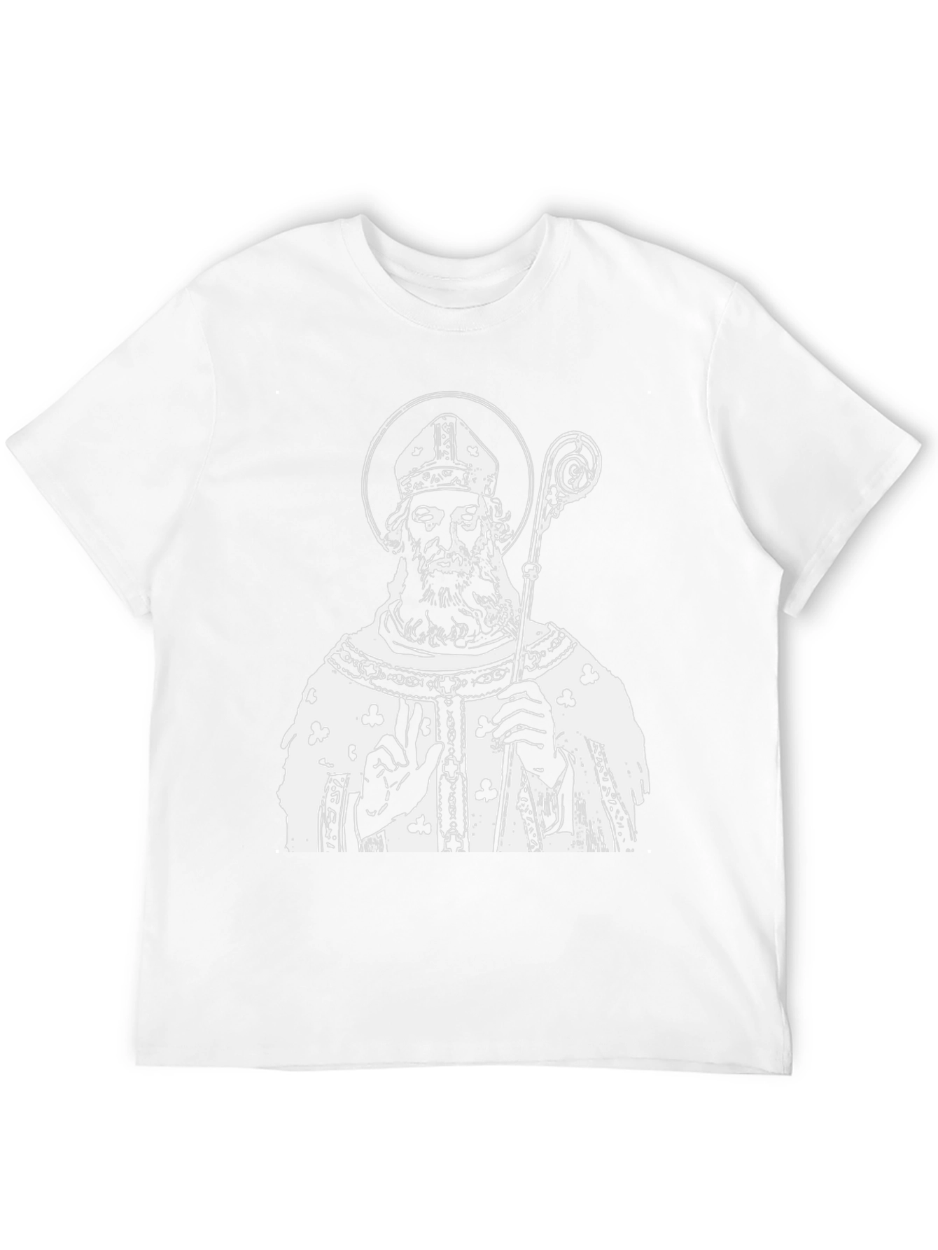 Saint Graphic Tee - Black Cotton T-Shirt