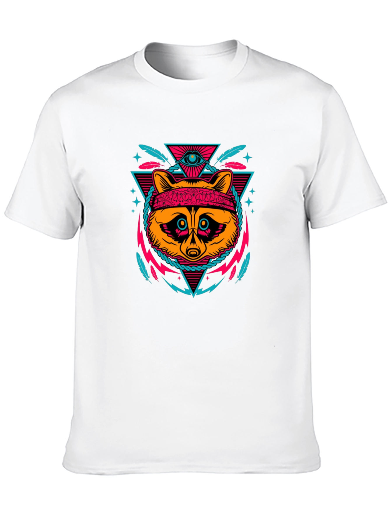 Cool Raccoon Graphic Tee - Edgy Streetwear