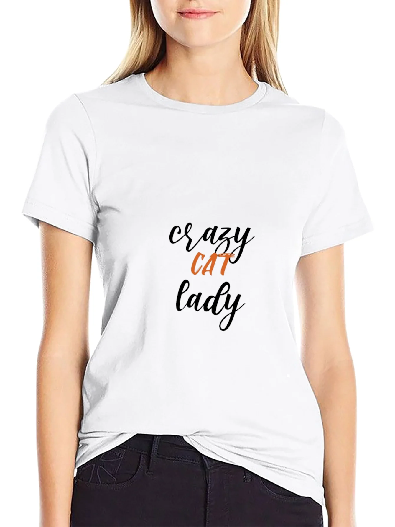 Crazy Cat Lady Black T-Shirt