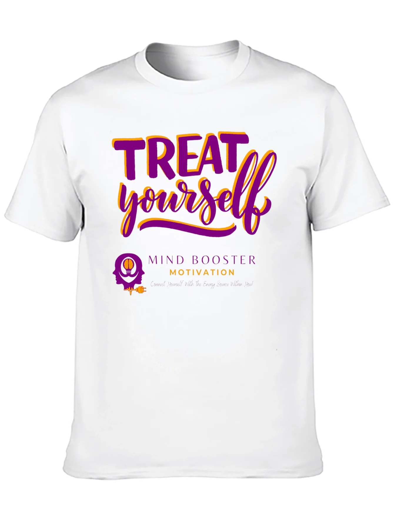 Treat Yourself Motivation Graphic Tee - Black