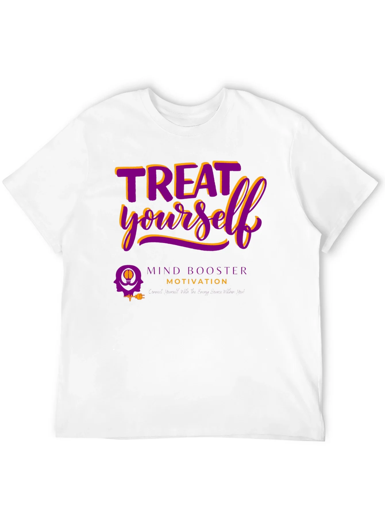 Treat Yourself Motivation Graphic Tee - Black