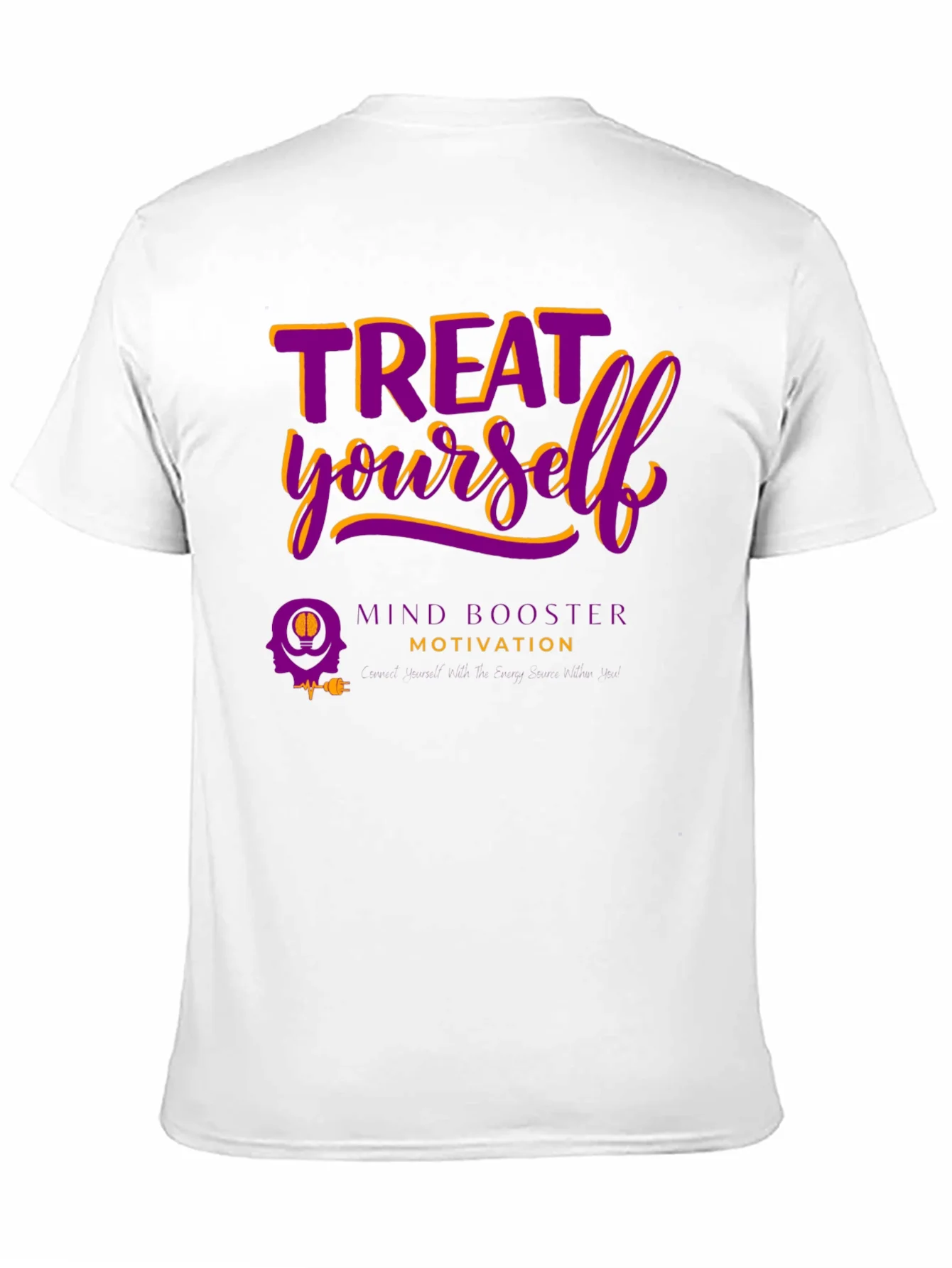 Treat Yourself Motivation Graphic Tee - Black