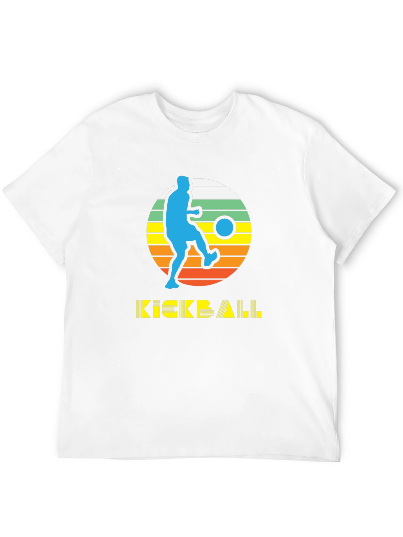 Kickball Player Graphic Tee - Retro Sport Shirt